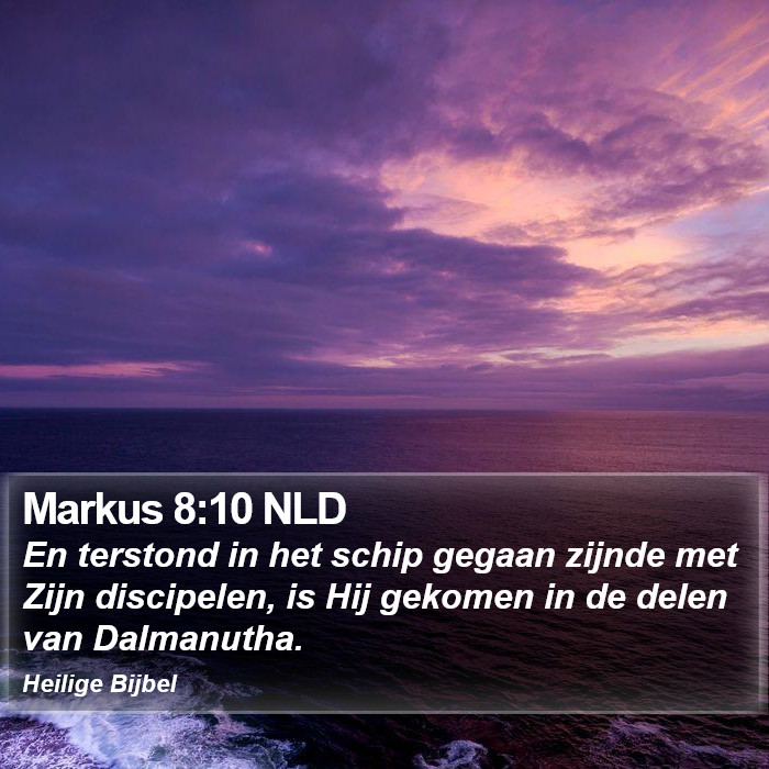Markus 8:10 NLD Bible Study