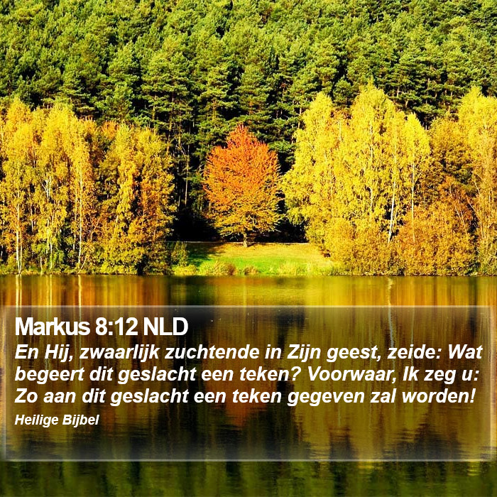 Markus 8:12 NLD Bible Study