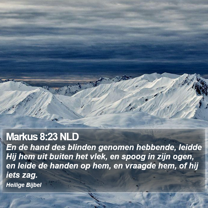 Markus 8:23 NLD Bible Study