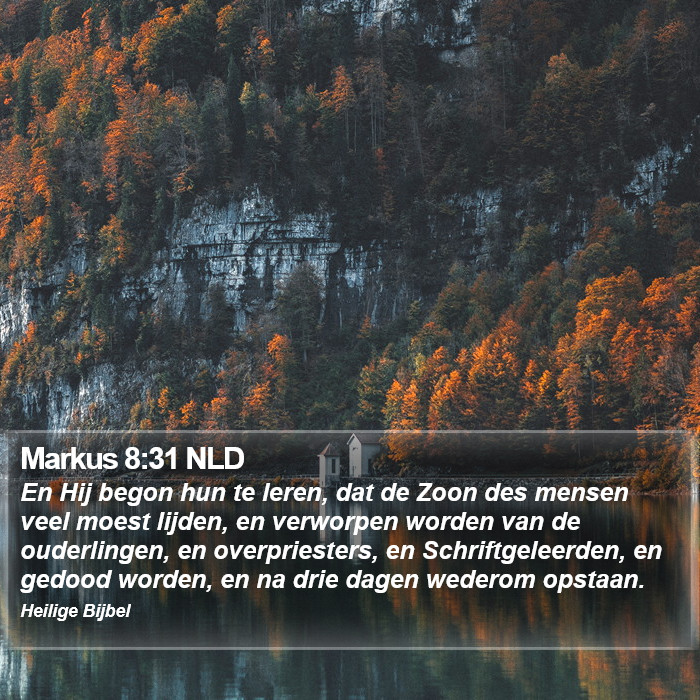 Markus 8:31 NLD Bible Study