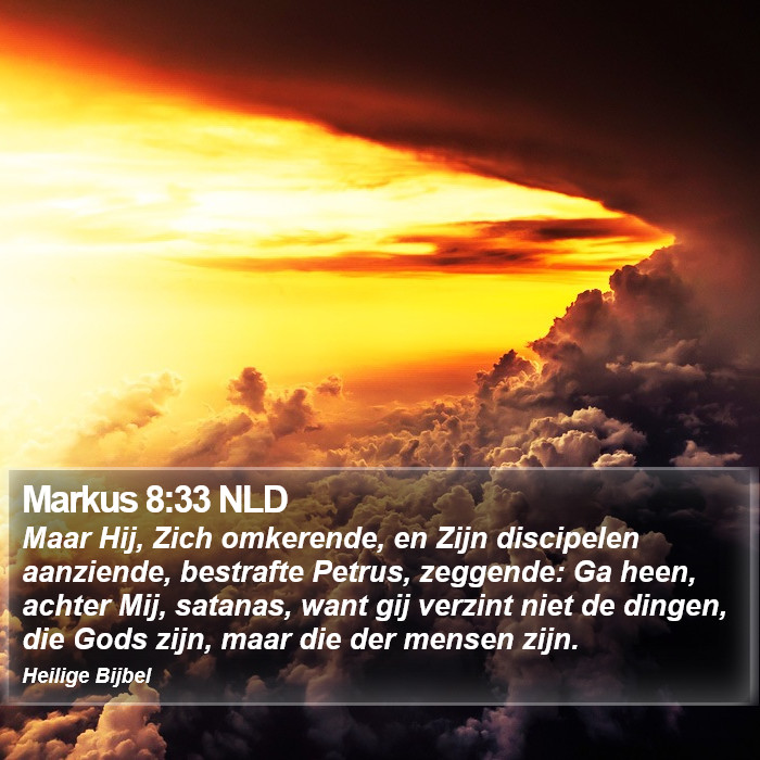 Markus 8:33 NLD Bible Study