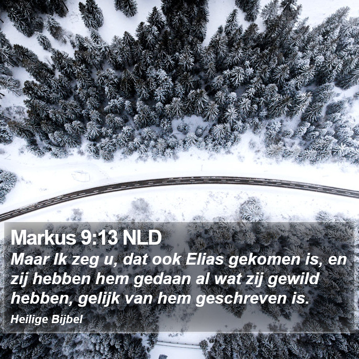 Markus 9:13 NLD Bible Study