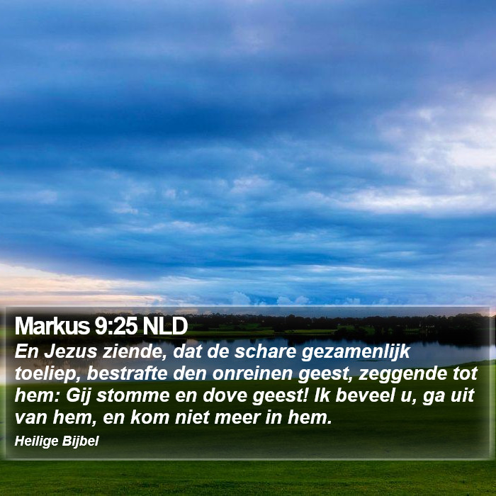 Markus 9:25 NLD Bible Study