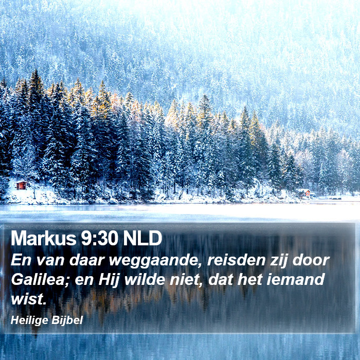 Markus 9:30 NLD Bible Study