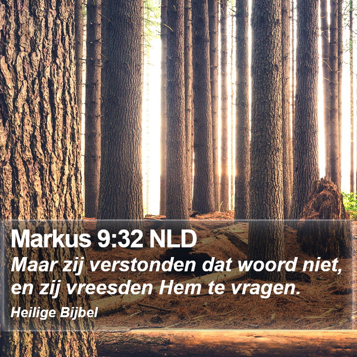 Markus 9:32 NLD Bible Study