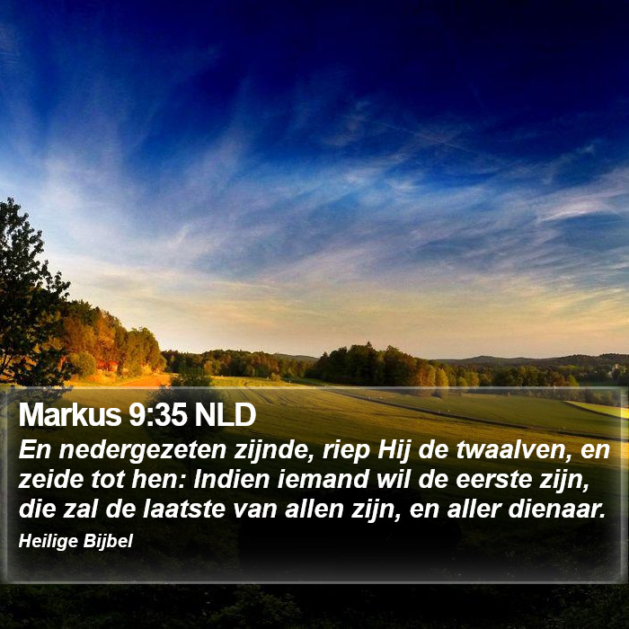 Markus 9:35 NLD Bible Study