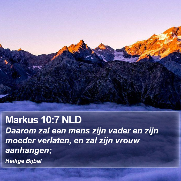 Markus 10:7 NLD Bible Study