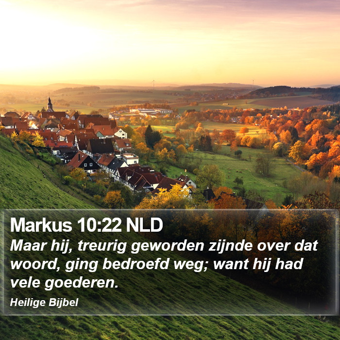 Markus 10:22 NLD Bible Study