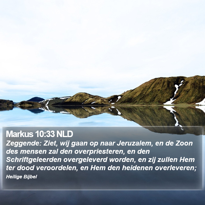 Markus 10:33 NLD Bible Study