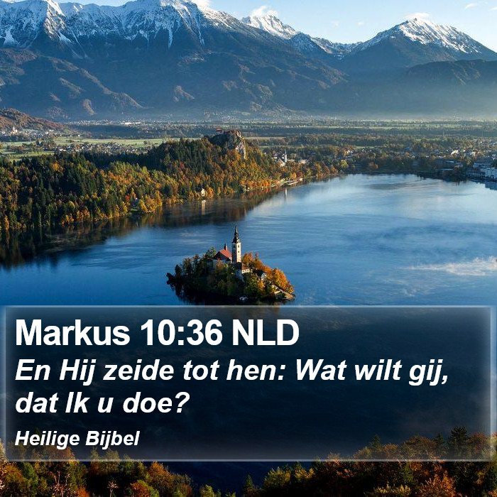 Markus 10:36 NLD Bible Study
