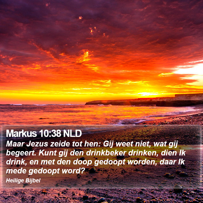 Markus 10:38 NLD Bible Study
