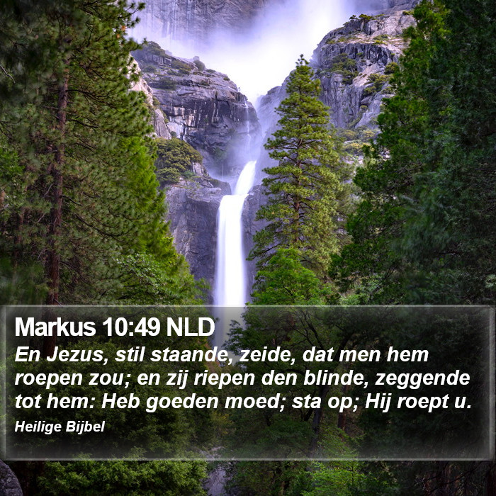 Markus 10:49 NLD Bible Study