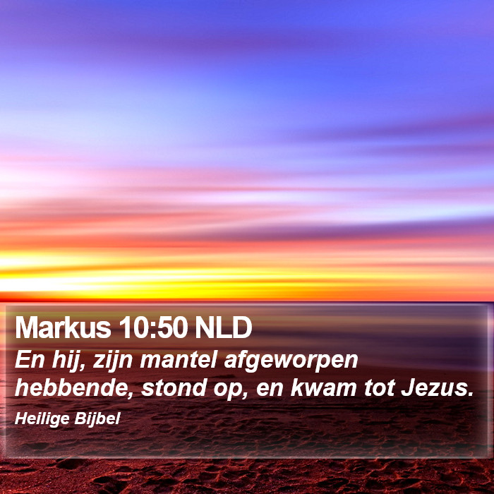 Markus 10:50 NLD Bible Study