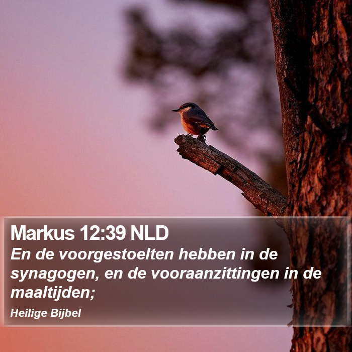 Markus 12:39 NLD Bible Study