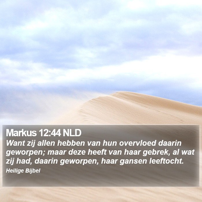 Markus 12:44 NLD Bible Study