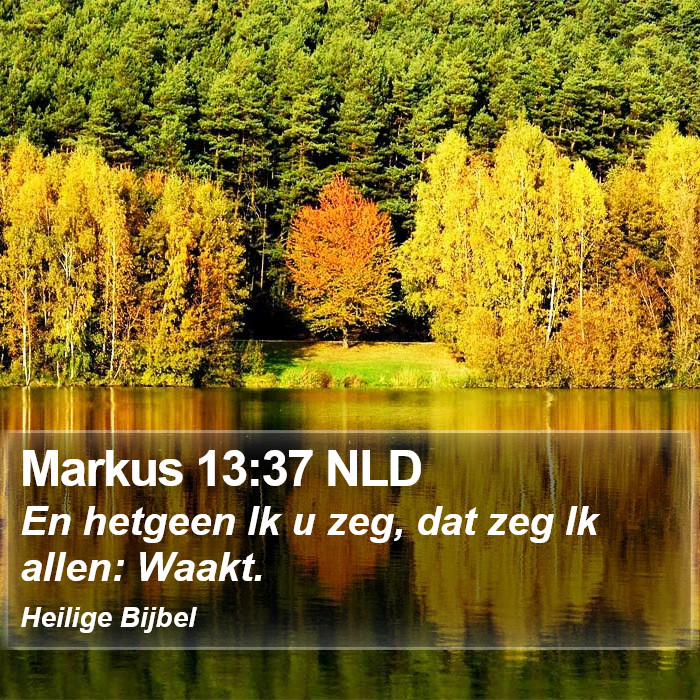 Markus 13:37 NLD Bible Study