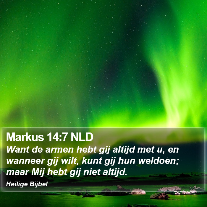 Markus 14:7 NLD Bible Study