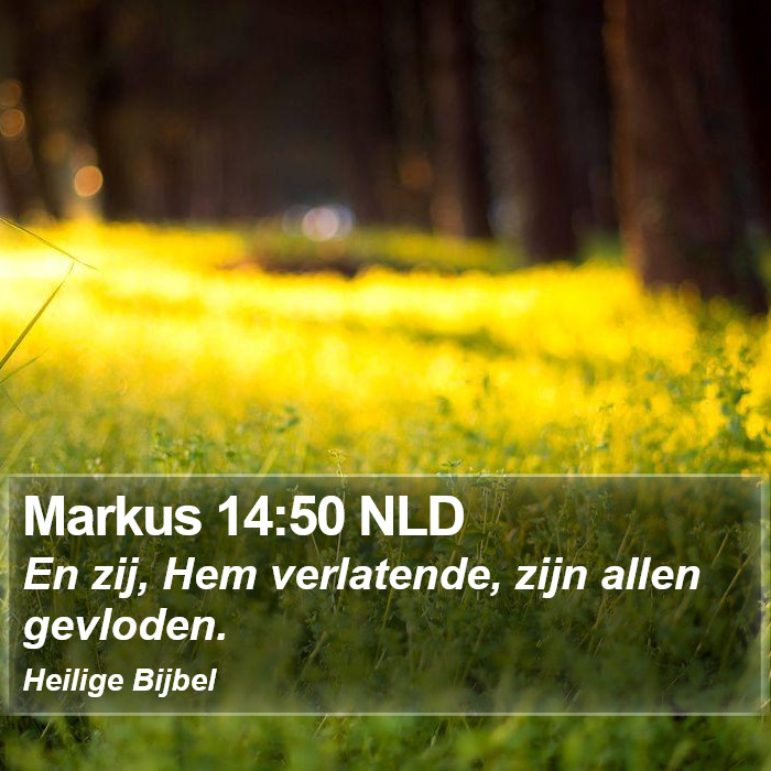 Markus 14:50 NLD Bible Study