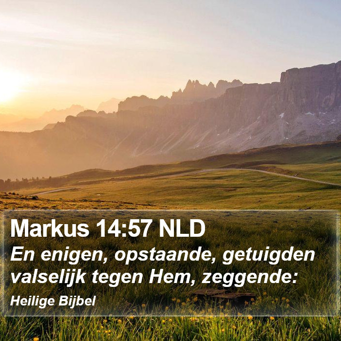 Markus 14:57 NLD Bible Study