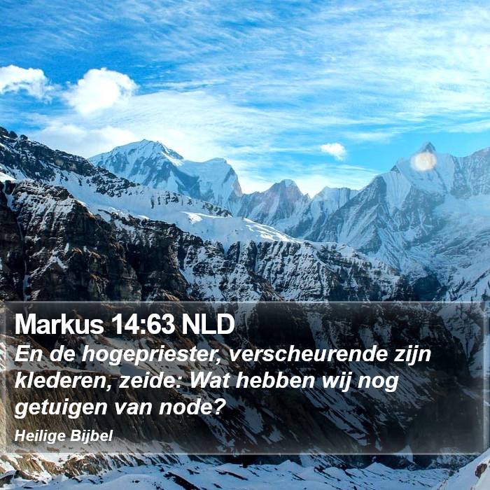 Markus 14:63 NLD Bible Study