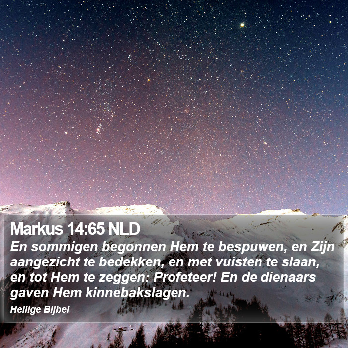 Markus 14:65 NLD Bible Study