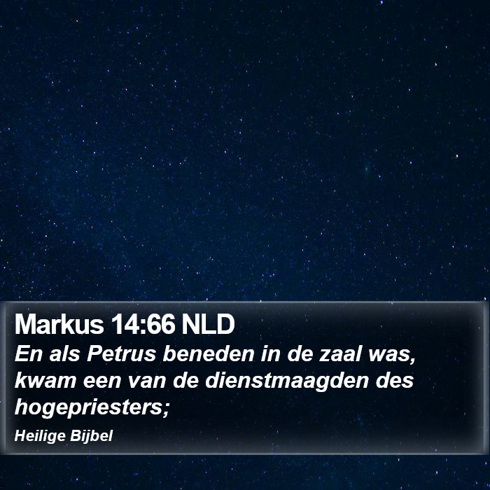 Markus 14:66 NLD Bible Study