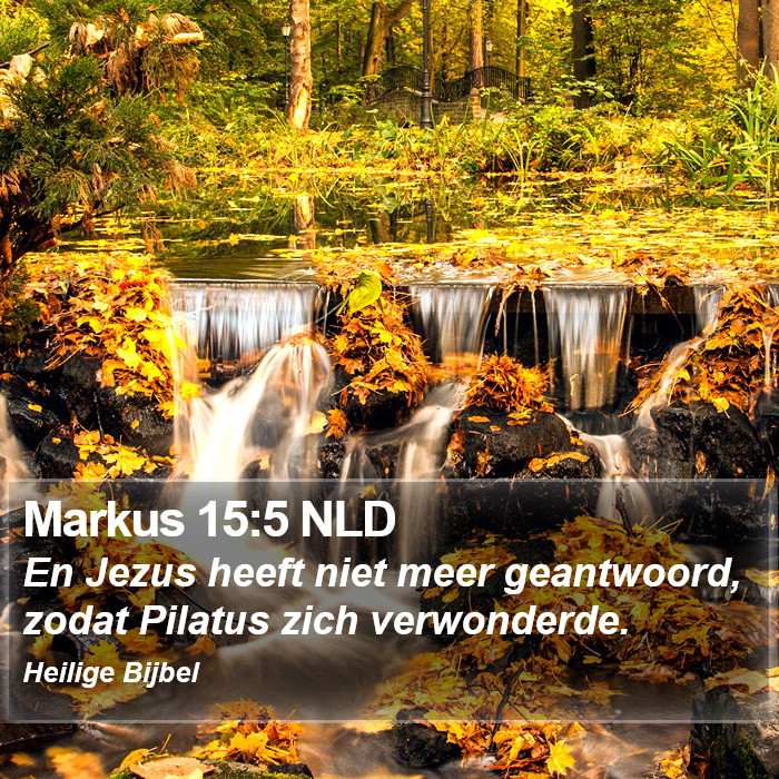 Markus 15:5 NLD Bible Study