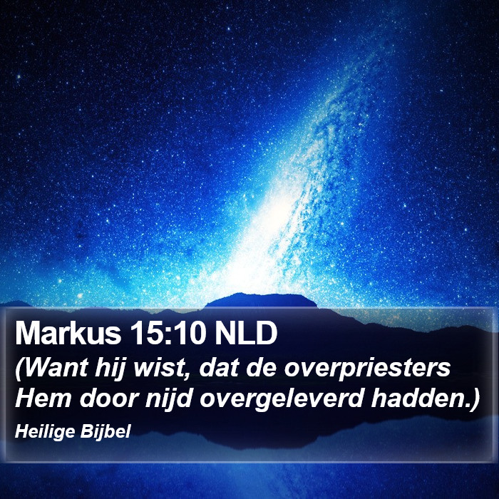 Markus 15:10 NLD Bible Study