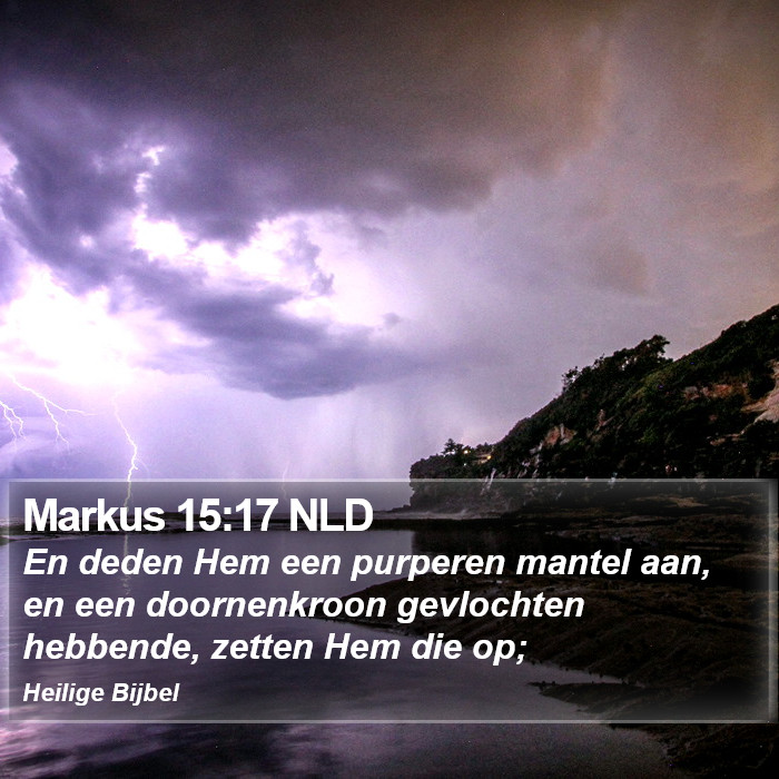 Markus 15:17 NLD Bible Study