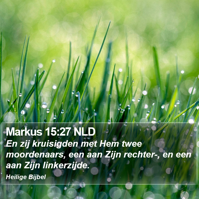 Markus 15:27 NLD Bible Study