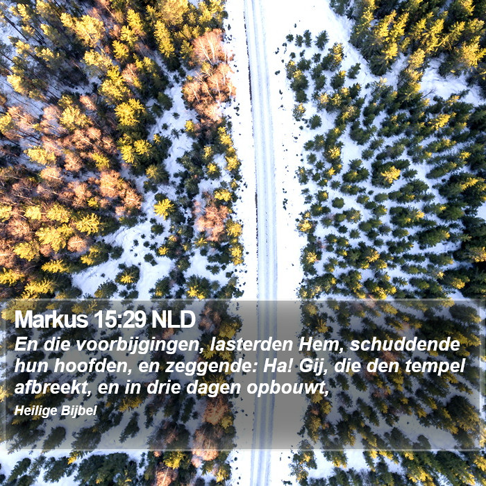 Markus 15:29 NLD Bible Study