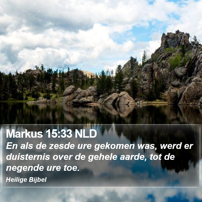 Markus 15:33 NLD Bible Study