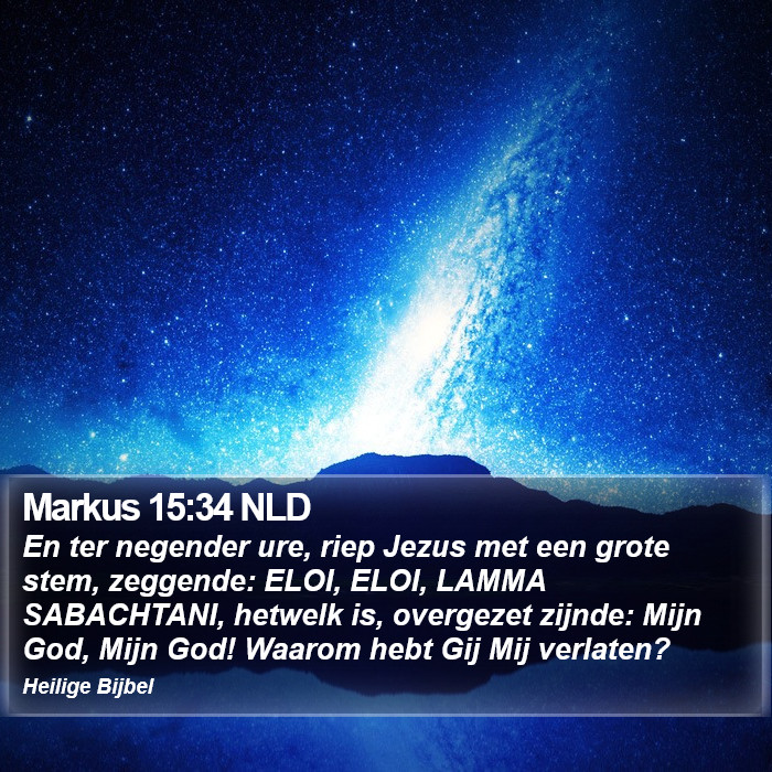 Markus 15:34 NLD Bible Study
