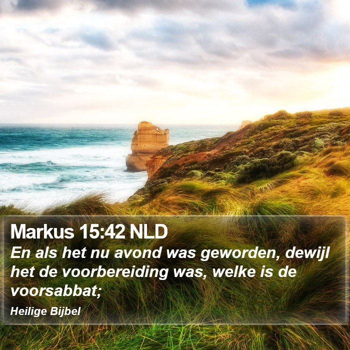 Markus 15:42 NLD Bible Study