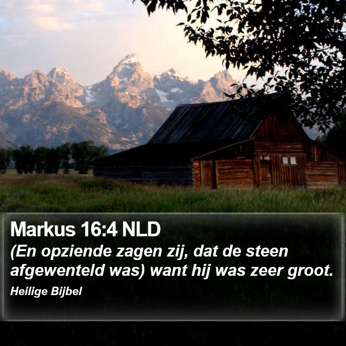 Markus 16:4 NLD Bible Study