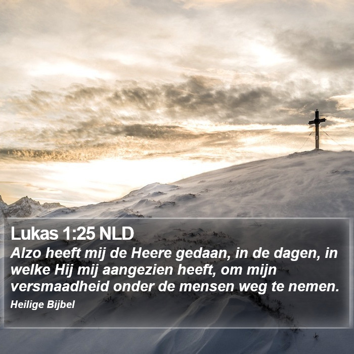 Lukas 1:25 NLD Bible Study