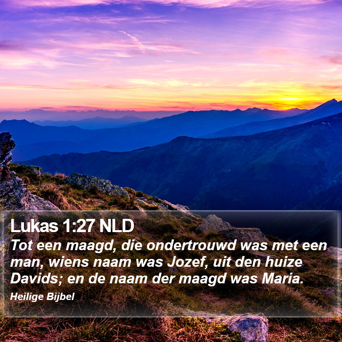 Lukas 1:27 NLD Bible Study