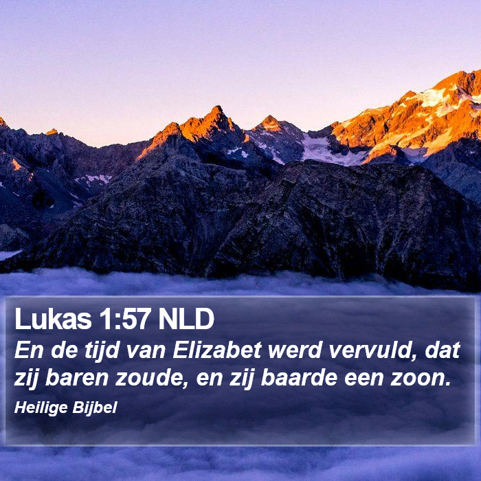 Lukas 1:57 NLD Bible Study