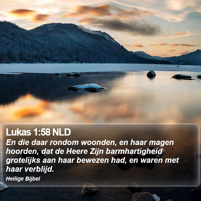 Lukas 1:58 NLD Bible Study