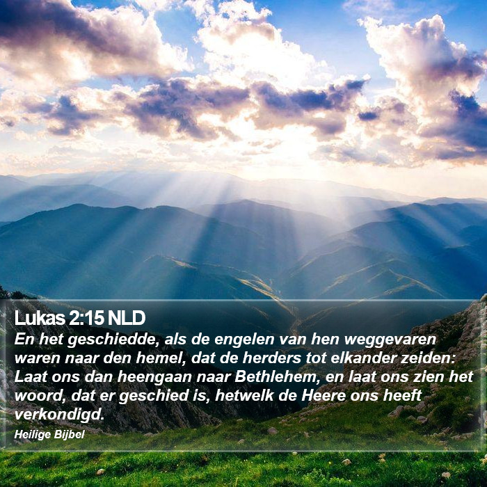 Lukas 2:15 NLD Bible Study
