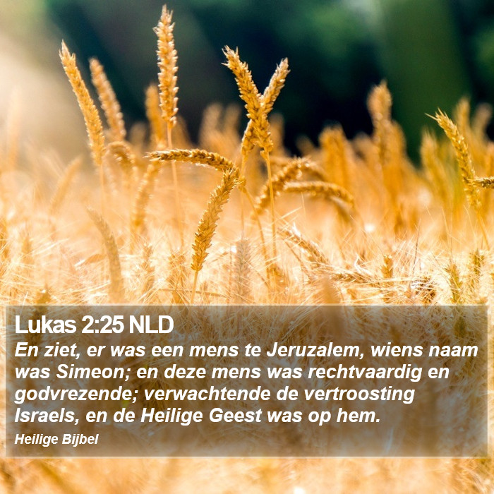 Lukas 2:25 NLD Bible Study
