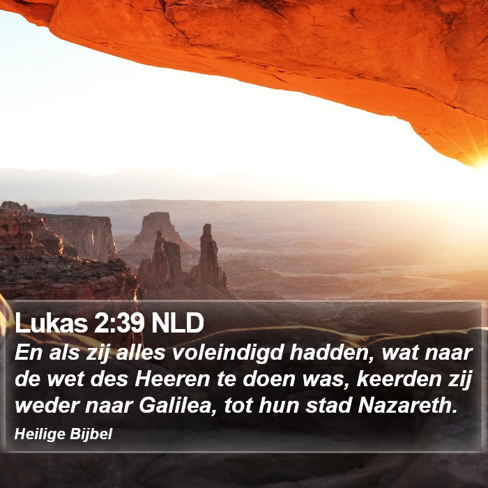 Lukas 2:39 NLD Bible Study