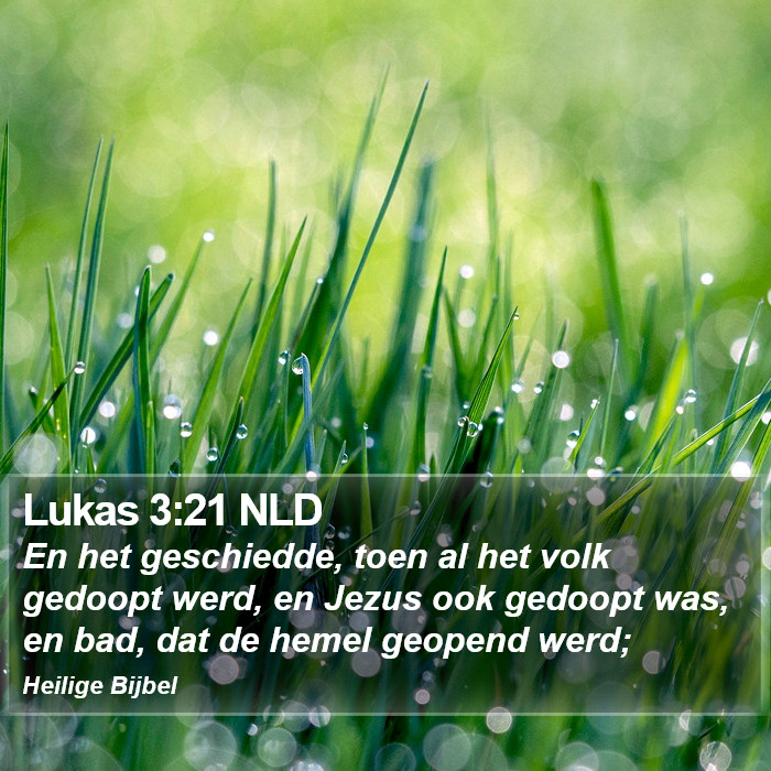 Lukas 3:21 NLD Bible Study