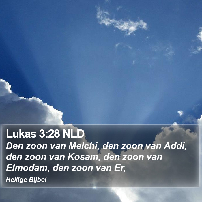 Lukas 3:28 NLD Bible Study