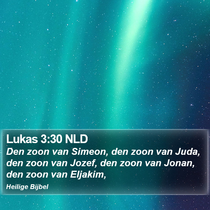 Lukas 3:30 NLD Bible Study