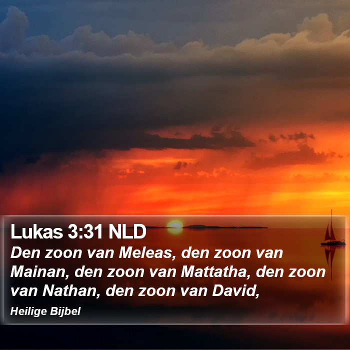 Lukas 3:31 NLD Bible Study