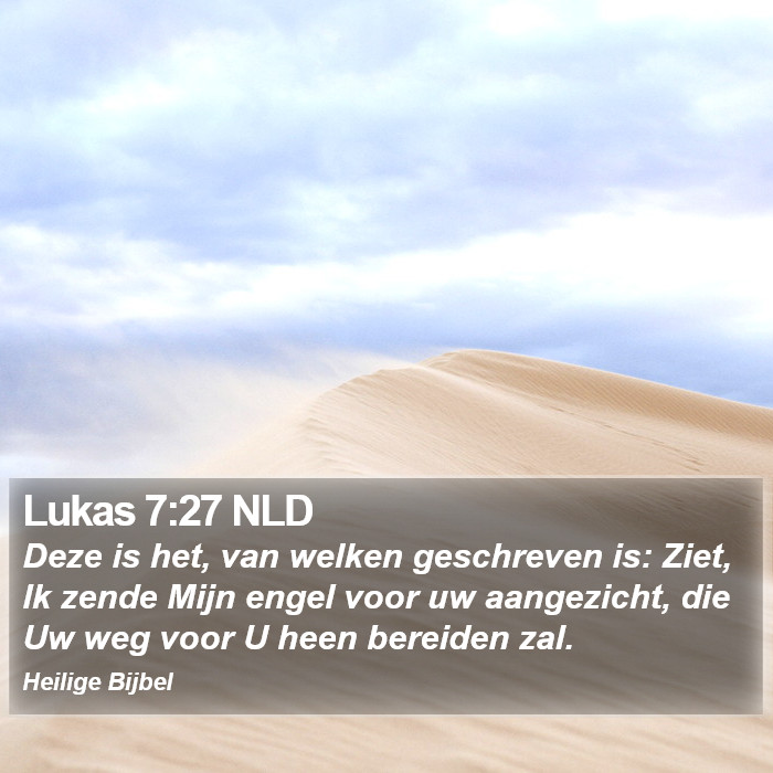 Lukas 7:27 NLD Bible Study