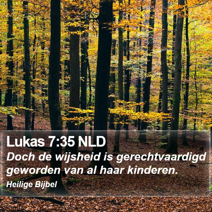 Lukas 7:35 NLD Bible Study