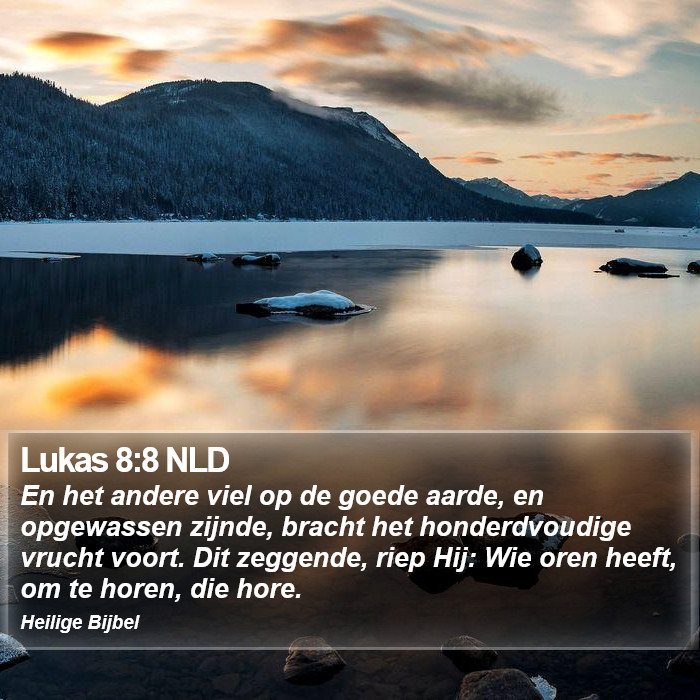 Lukas 8:8 NLD Bible Study