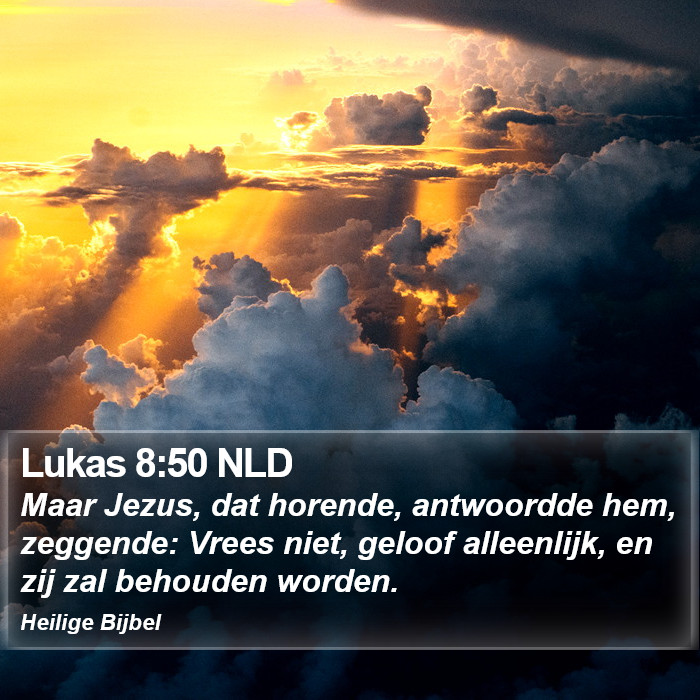 Lukas 8:50 NLD Bible Study